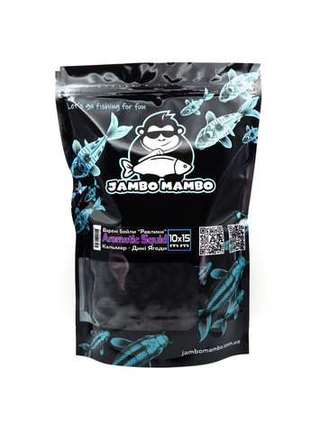 Бойлы вареные JamboMambo Улитка Snail Aromatic Squid 10x15 mm 1 кг No Brand (350613777)