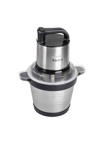 Чопер подрібнювач з чашею 3,5 літри м'ясорізка 4 леза нержавіюча сталь м'ясорубка Sokany SK-7028 Jooki (370368385)