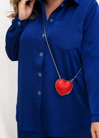 Шелковый костюм с рубашкой No Brand (314456905)