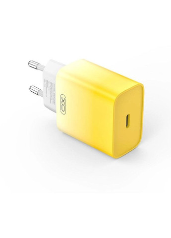 Зарядний пристрій CE18 30W мережевий адаптер — блок живлення жовтий XO (293346177)