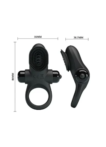 Эрекционное кольцо - Pretty Love Vibrant Penis Ring II Black LyBaile (322184329)