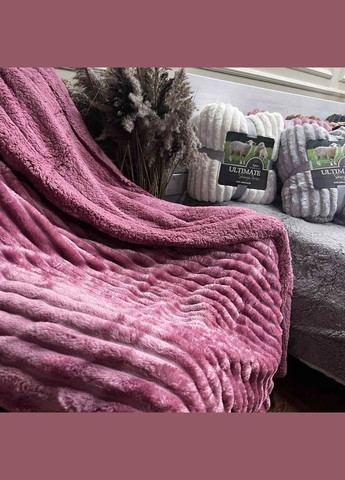 Покрывало овчина искусственная плюшевое двусторонний 200х220 см No Brand (308755275)