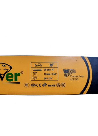 Шина та ланцюг Timber. На 35 шину, 25 режущих зуба, 50 звена. Для бензопилы ST 180 Beaver (365967788)