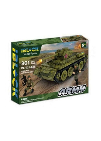Конструктор - ARMY Танк цвет разноцветный ЦБ-00240372 Iblock (282818828)