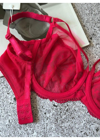 Малиновый бюстгальтер с портупеей на чашку c малиновый Lanny Mode