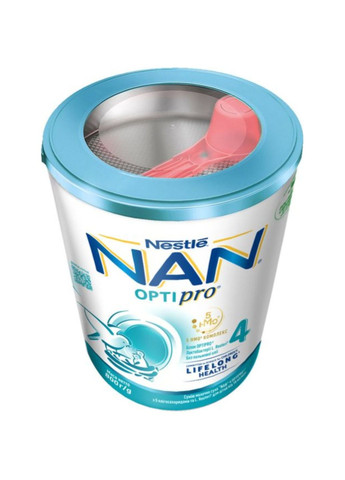Сухая молочная смесь 4 OPTIPRO с 5 олигосахаридами и L. Reuteri для детей от 18 месяцев, 800 г NAN 12597190 (331789545)