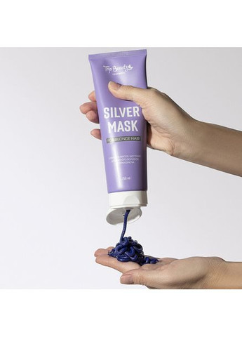 Срібляста маска Silver Mask для нейтралізації жовтизни волосся 250 мл Top Beauty (369445327)
