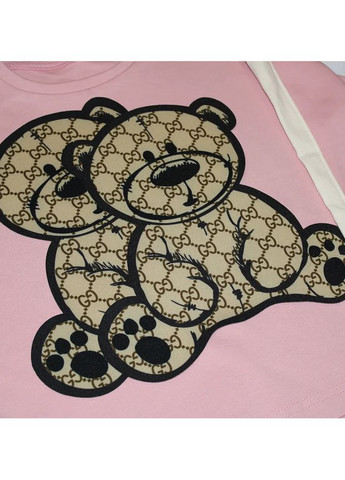 Нашивка тканева фігурна "Ведмедик" (7660) No Brand (369144337)