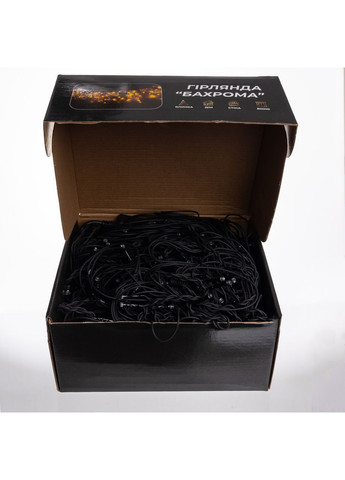 Новогодняя гирлянда уличная Бахрома 36 м 600 LED черный провод Мультиколор 36МBML (A-040595) Garlando (366239039)