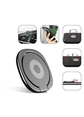 Кольцо держатель для телефона Privity Ring Bracket серебристое (SUMQ-0S) Baseus (371632415)