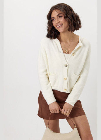 Стильний короткий кардиган із топом No Brand (321667508)