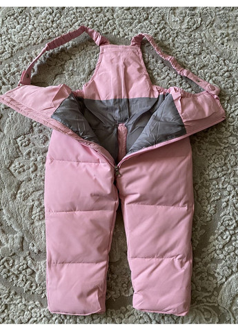 Дитячий зимовий роздільний комбінезон для дівчинки пух 90-120 No Brand (369735321)