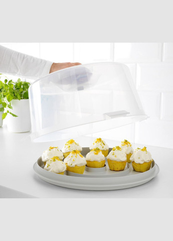 Контейнер для торта, прозрачный,, ИКЕА,, IKEA (286379828)