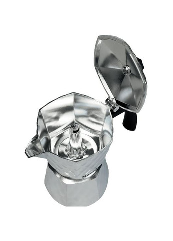 Гейзерная кофеварка MG-1004 300 мл 6 чашек серебристая Magio (364107305)