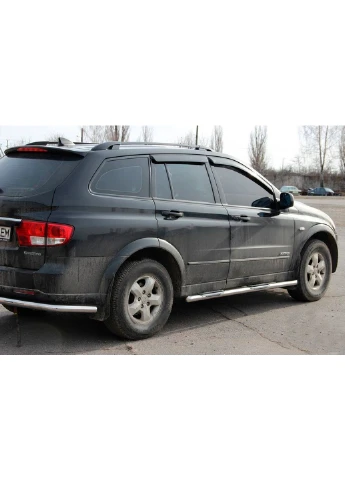 Боковые трубы BB002 (2 шт., нержавейка) для SsangYong 2005-2014 гг CAN Kyron (389051602)