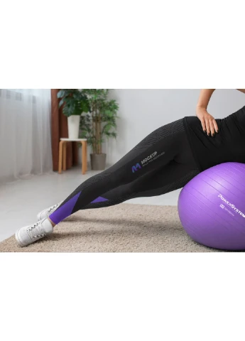М'яч для фітнесу (фітбол) PS-4011 Ø55 cm PRO Gymball Purple Power System (362914916)