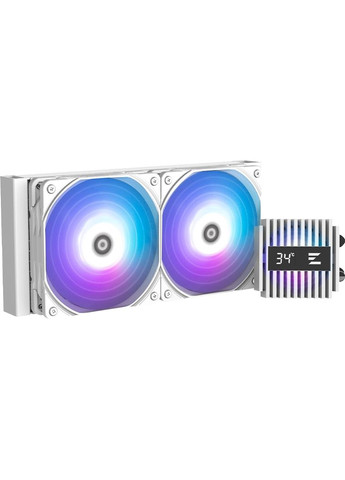 Система рідинного оxолодження Alpha 2 A24 ARGB White (ALPHA2A24WHITE) Zalman (360422627)