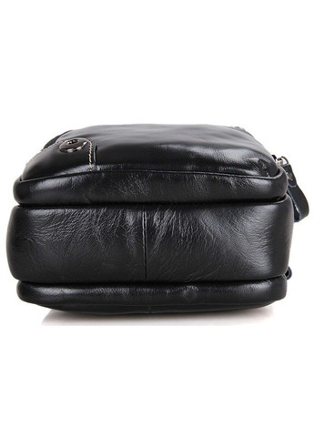 Сумка планшет через плече для документів та для телефону чоловіча з натуральної шкіри маленька Чорний 37152 Vintage (353690028)