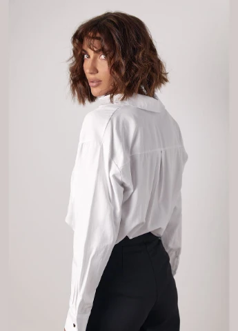 Белая классическая рубашка Lurex