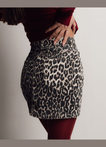 Спідниця міні леопардовий Dilvin (316343596)