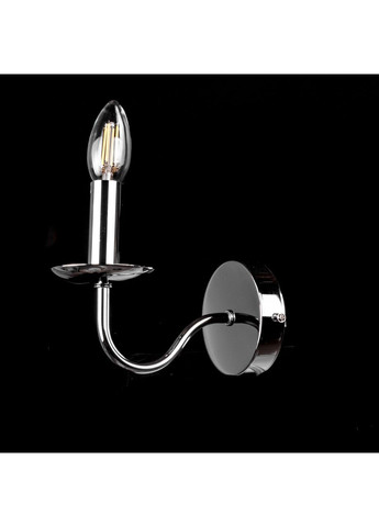 Бра-свічка на 1 лампочку хром 0302/1W/CH No Brand (354229674)