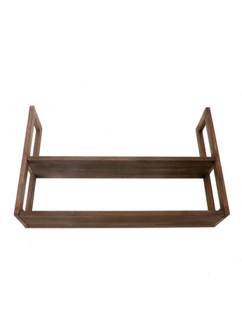 Настенная полка из дерева Аль-Бахар капучино (НСП-004509) No Brand (328082452)
