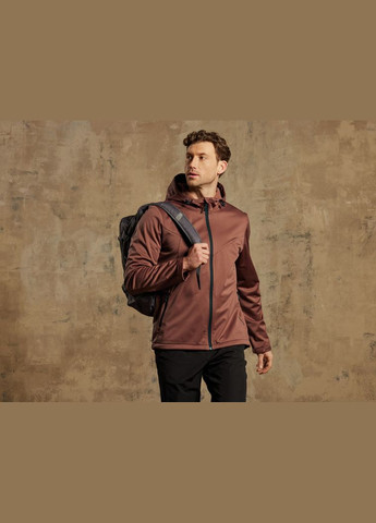 Коричнева демісезонна куртка softshell водовідштовхувальна та вітрозахисна для чоловіка bionic-finish® eco 445133 коричневий Crivit