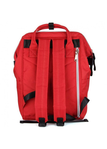 Рюкзак жіночий водостійкий текстиль 17л на 1 відділення розмір 28×40×17 см 1881-36 USB червоний Himawari (314808766)