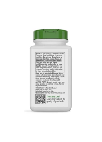 Каскара сограда Cascara Sagrada 350 мг, 100 капсул Nature's Way (361118596)