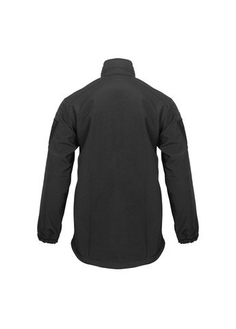 Черная демисезонная куртка softshell с липучками для шевронов black Vik-Tailor