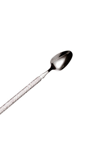 Набор десертных ложек 6 штук нержавеющая сталь 20 см серебристые ложки для десертов и закусок ProDobro (364192430)