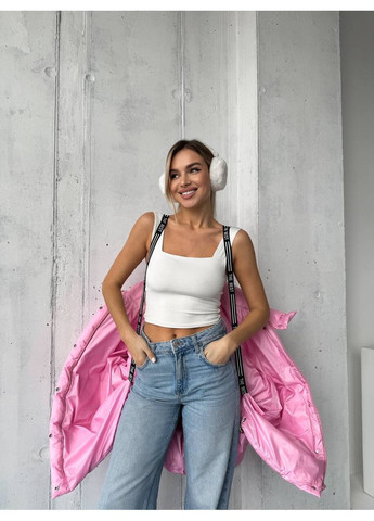 Рожевий зимній Пуховик Style Point