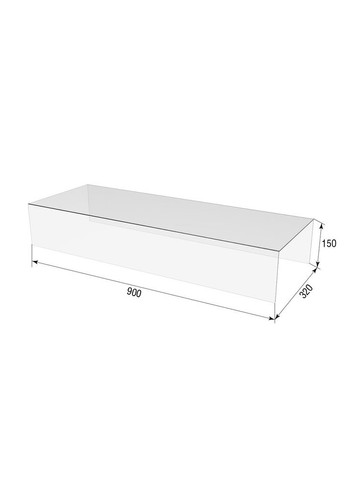 Подиум П-обр 900х320х150 3мм. Ekostar (367609410)
