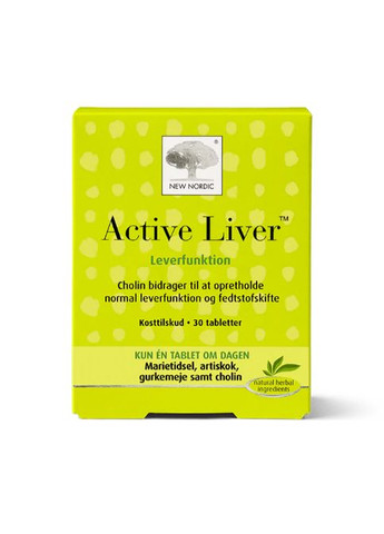 Active Liver 30 Tabs New Nordic (284120269)