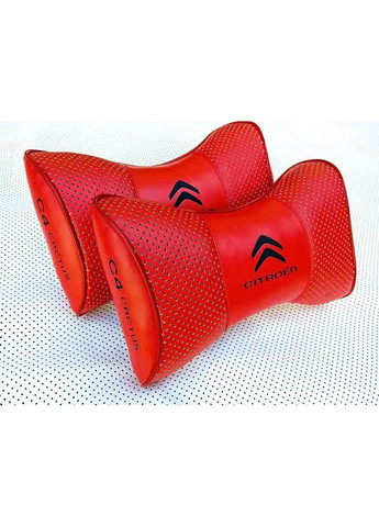 Подушка подголовник CITROEN C4 CACTUS красный 2шт No Brand (361135274)