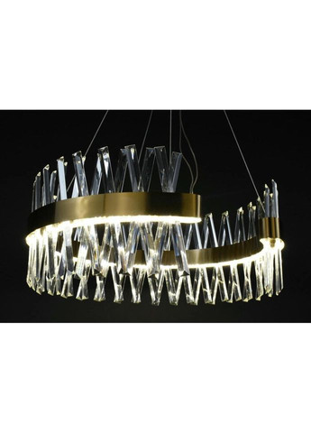 Люстра светодиодная подвесная LED светильник для квартиры на потолок лэд 27223 Латунь 45-170х80х80 см. Sunnysky (324395745)