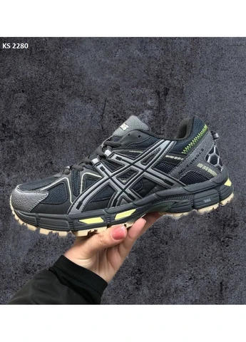 Серые летние кроссовки asics gel-kahana 8 gray green асикс гель кахано 8 No Brand