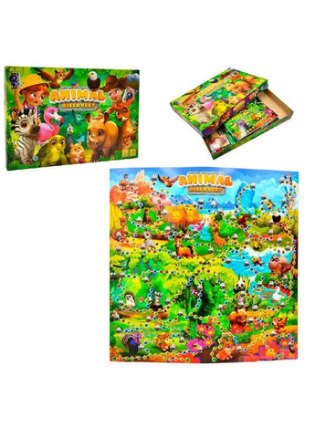 Настільна гра "Animal Discovery" G-AD-01-01U укр Danko Toys (306435551)