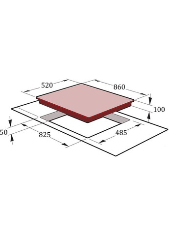 Варильна поверхня газова GL 9 B GUNTER&HAUER (360421673)