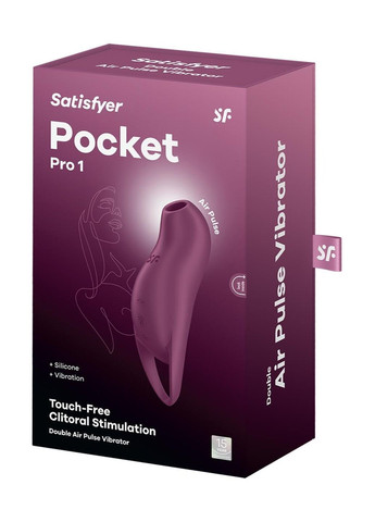Клиторальный стимулятор с воздушными импульсами Pocket Pro 1 Satisfyer (347315101)