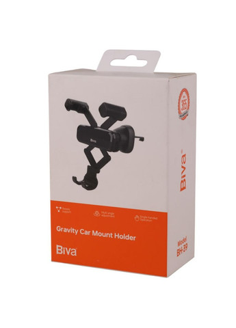 Автомобильный держатель BH-39 AirVent Gravity Car Holder Black Biva (333031727)