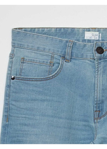 Светло-голубые джинсы демисезон,бледно-голубой, Kiabi