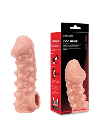 Насадка на пеніс Cock Sleeve CS 010 L (пом'ята упаковка!!!) Kokos (389880844)