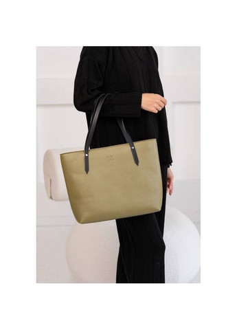 Сумка через плечо женская кожаная шоппер Walker Mini оливковый краст The Wings (302007470)