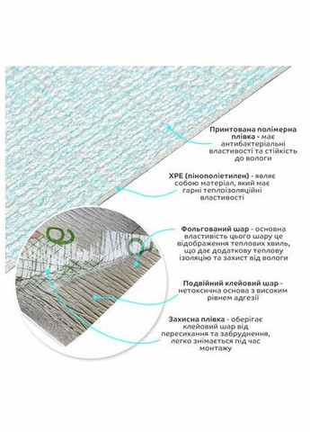 Обои самоклеющиеся голубой меланж 2800*500*2мм (D) SW-00001783 Sticker Wall (322421853)