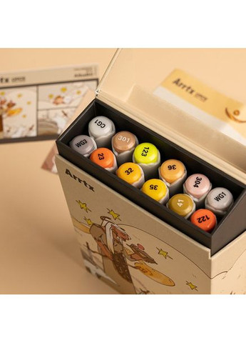 Спиртові маркери Oros ASM-03-ACS1-01 12 кольорів (LC302611) Arrtx (323125913)