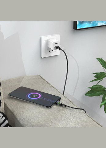 Кабель для зарядки MicroUSB Android BX65 |1м| Чорний Borofone (337351406)