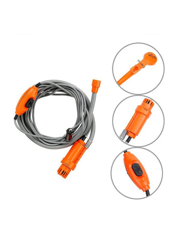 Душ портативний iCamp автомобільний душ 12 В від прикурювача з виносним вимикачем + мішок для зберігання (R051110) No Brand (330778896)