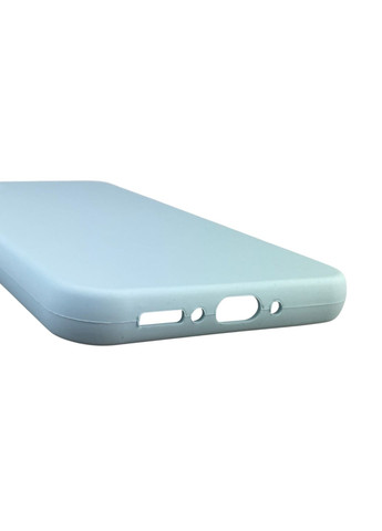 Чехол для Galaxy A34 5G (SM-A346E) силиконовый с микрофиброй нескользящий на самсунг а34 5г голубой Samsung (366386522)