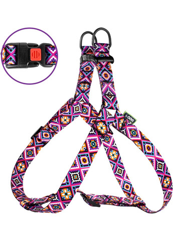 Шлей охоплення грудної клітки 50-81 см ширина 25 мм Aztec (2100102443014) Hi Dog (320760986)